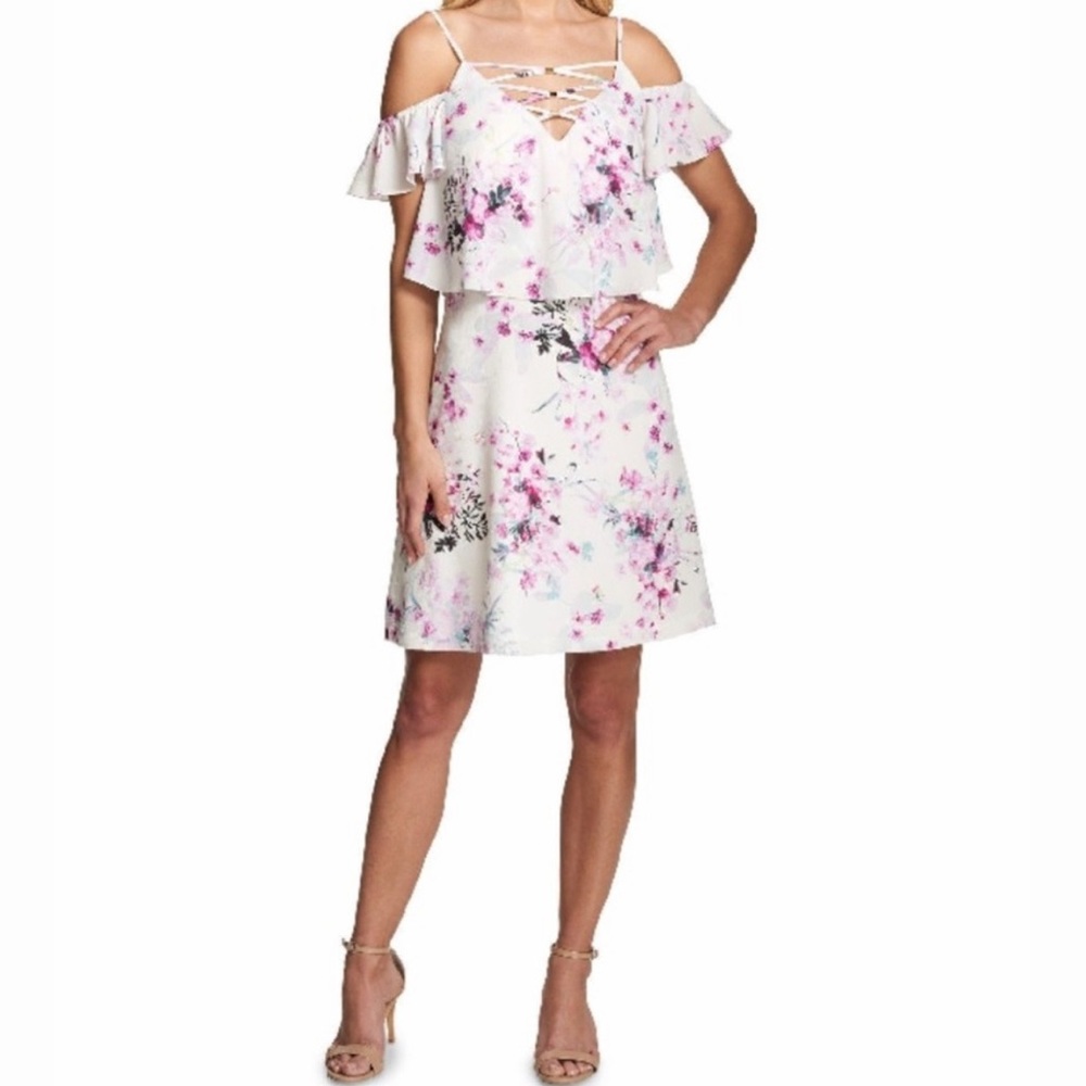Kensie dress very pretty feminine flowy floral